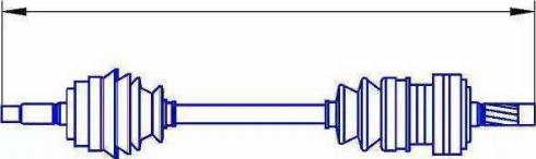 Sercore 22678 - Приводной вал autospares.lv