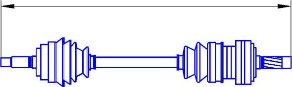 Sercore 22677 - Приводной вал autospares.lv