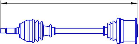 Sercore 12313 - Приводной вал autospares.lv