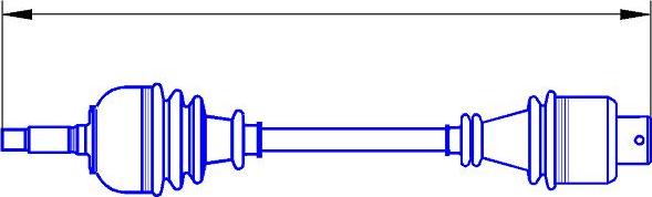 Sercore 22785 - Приводной вал autospares.lv