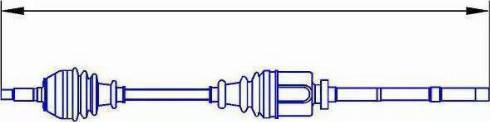 Sercore 22734 - Приводной вал autospares.lv