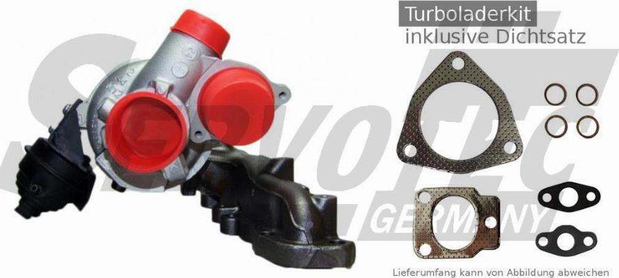 SERVOTEC STTC0419XKIT - Турбина, компрессор autospares.lv