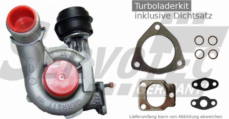 SERVOTEC STTC0477XKIT - Турбина, компрессор autospares.lv