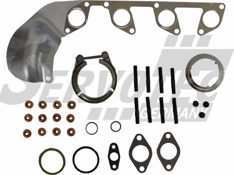 SERVOTEC STTC0135XKIT - Турбина, компрессор autospares.lv