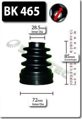 Shaftec BK465 - Пыльник, приводной вал autospares.lv
