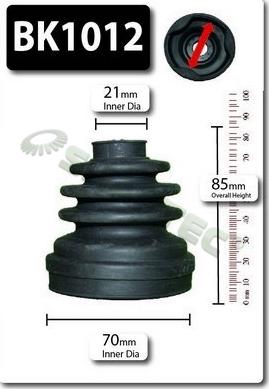 Shaftec BK1012 - Пыльник, приводной вал autospares.lv