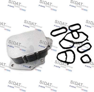 Sidat 590051 - Масляный радиатор, двигательное масло autospares.lv