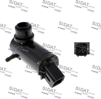 Sidat 5.5008A2 - Водяной насос, система очистки окон autospares.lv