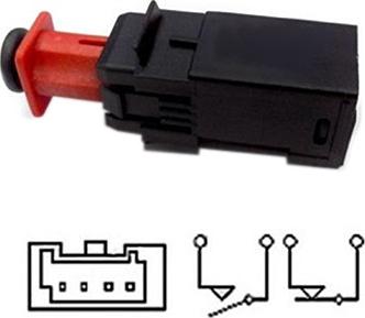 Sidat 5.140080 - Выключатель стоп сигнала / сцепления autospares.lv