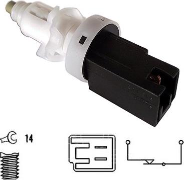 Sidat 5.140033 - Выключатель стоп сигнала / сцепления autospares.lv