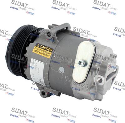 Sidat 1.4117R - Компрессор кондиционера autospares.lv