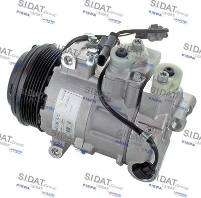 Sidat 1.5410A - Компрессор кондиционера autospares.lv