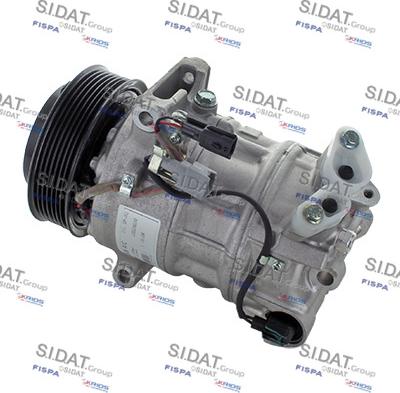 Sidat 1.1510R - Компрессор кондиционера autospares.lv