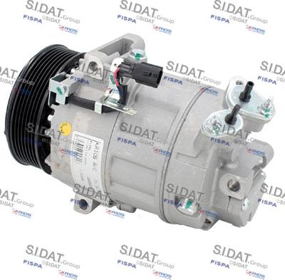 Sidat 1.2163A - Компрессор кондиционера autospares.lv