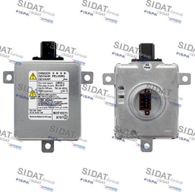 Sidat 12705A2 - Устройство управления, освещение autospares.lv