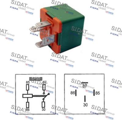 Sidat 3.233005A2 - Реле autospares.lv