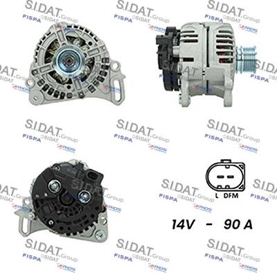 Sidat A12BH0401A2 - Генератор autospares.lv