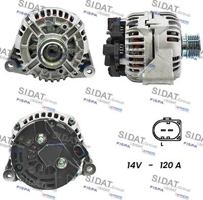 Sidat A12BH0556A2 - Генератор autospares.lv