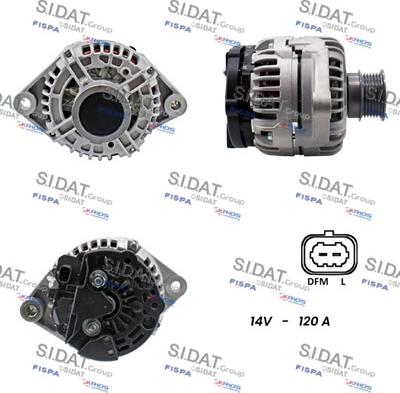 Sidat A12BH0642A2 - Генератор autospares.lv