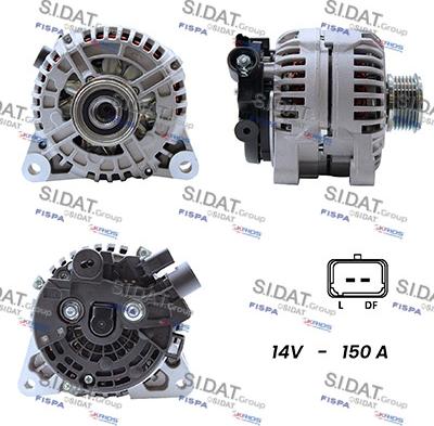 Sidat A12BH0004A2 - Генератор autospares.lv