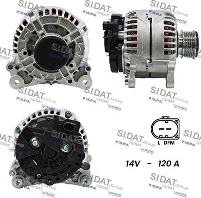 Sidat A12BH0078A2 - Генератор autospares.lv