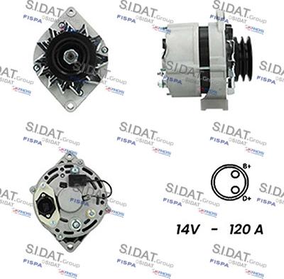 Sidat A12BH0310A2 - Генератор autospares.lv