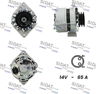 Sidat A12BH0311A2 - Генератор autospares.lv