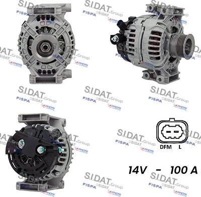 Sidat A12BH0213A2 - Генератор autospares.lv