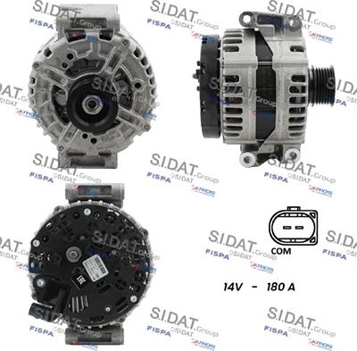 Sidat A12BH0283 - Генератор autospares.lv