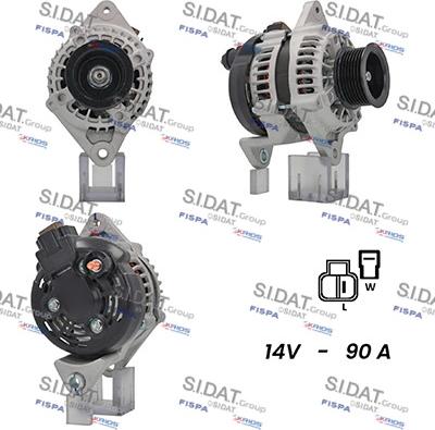 Sidat A12DE0461A2 - Генератор autospares.lv