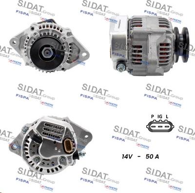 Sidat A12DE0435A2 - Генератор autospares.lv