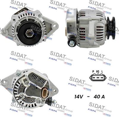 Sidat A12DE0090A2 - Генератор autospares.lv