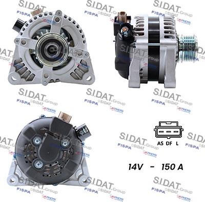 Sidat A12DE0006A2 - Генератор autospares.lv