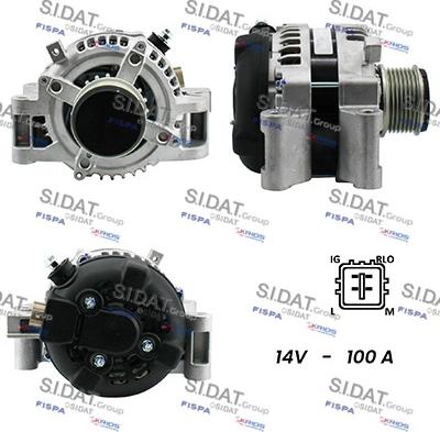 Sidat A12DE0072A2 - Генератор autospares.lv