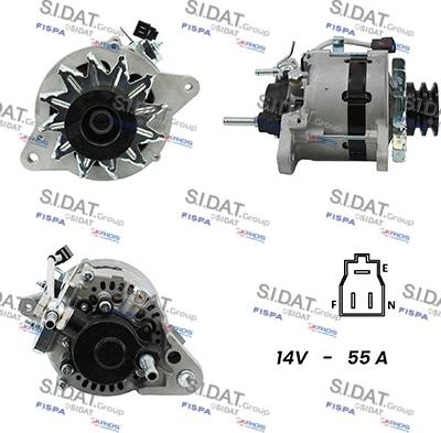 Sidat A12DE0177A2 - Генератор autospares.lv