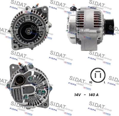 Sidat A12DE0312A2 - Генератор autospares.lv