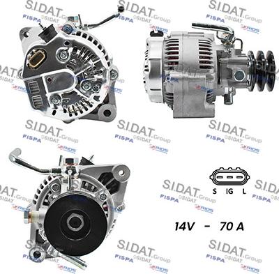 Sidat A12DE0331A2 - Генератор autospares.lv