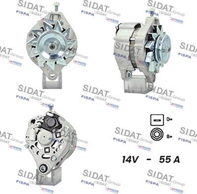 Sidat A12DE1115A2 - Генератор autospares.lv