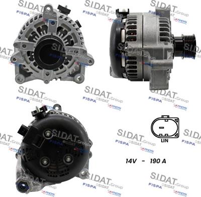 Sidat A12DE1239A2 - Генератор autospares.lv