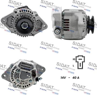 Sidat A12DE1224A2 - Генератор autospares.lv