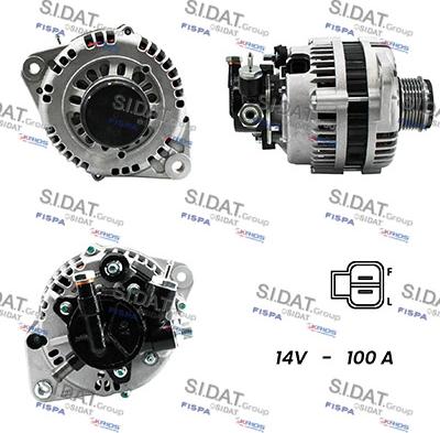 Sidat A12HT0023A2 - Генератор autospares.lv