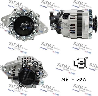 Sidat A12HT0355A2 - Генератор autospares.lv