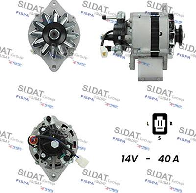 Sidat A12HT0702A2 - Генератор autospares.lv