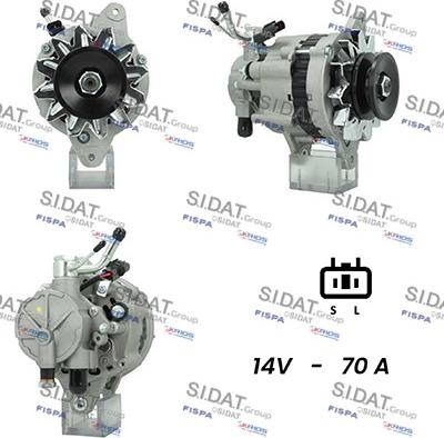 Sidat A12HY0223A2 - Генератор autospares.lv