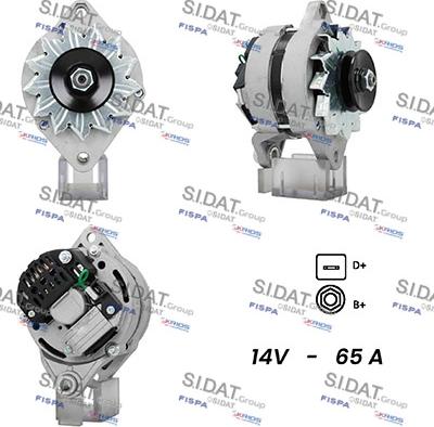 Sidat A12MA0542A2 - Генератор autospares.lv