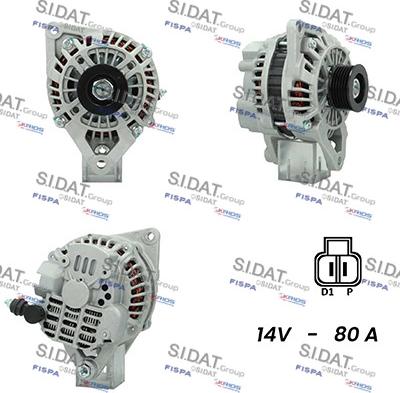 Sidat A12MH0467A2 - Генератор autospares.lv