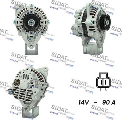 Sidat A12MH0666A2 - Генератор autospares.lv