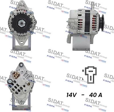 Sidat A12MH0320A2 - Генератор autospares.lv