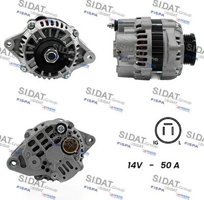 Sidat A12MH0231A2 - Генератор autospares.lv