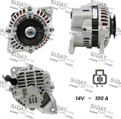 Sidat A12MH0225A2 - Генератор autospares.lv